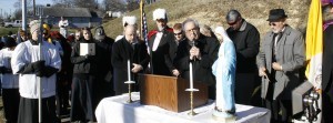 Cardinal Justin Rigali leads the Rosary for Life on Jan. 10. Photo by Bill Brewer