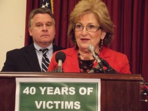 Rep. Diane Black, R-Tenn., speaks at a press conference on the 40th anniversary of Roe v. Wade on Capitol Hill Jan. 22. Rep. Black is co-sponsoring legislation affecting the HHS mandate. Photo by Catholic News Agency 
