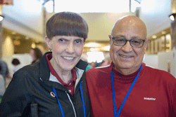 COUPLE RETREAT Sharon and Frank Benavides travelled from Calhoun, Ga., to attend the Diocese of Knoxville’s Eucharistic Congress. Photo by Stephanie Richer
