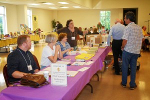 Participants in the Diocese of Knoxville's RCIA Summer Conference gather at Holy Trinity Church in Jefferson City on June 21. Photo by Jimmy Dee