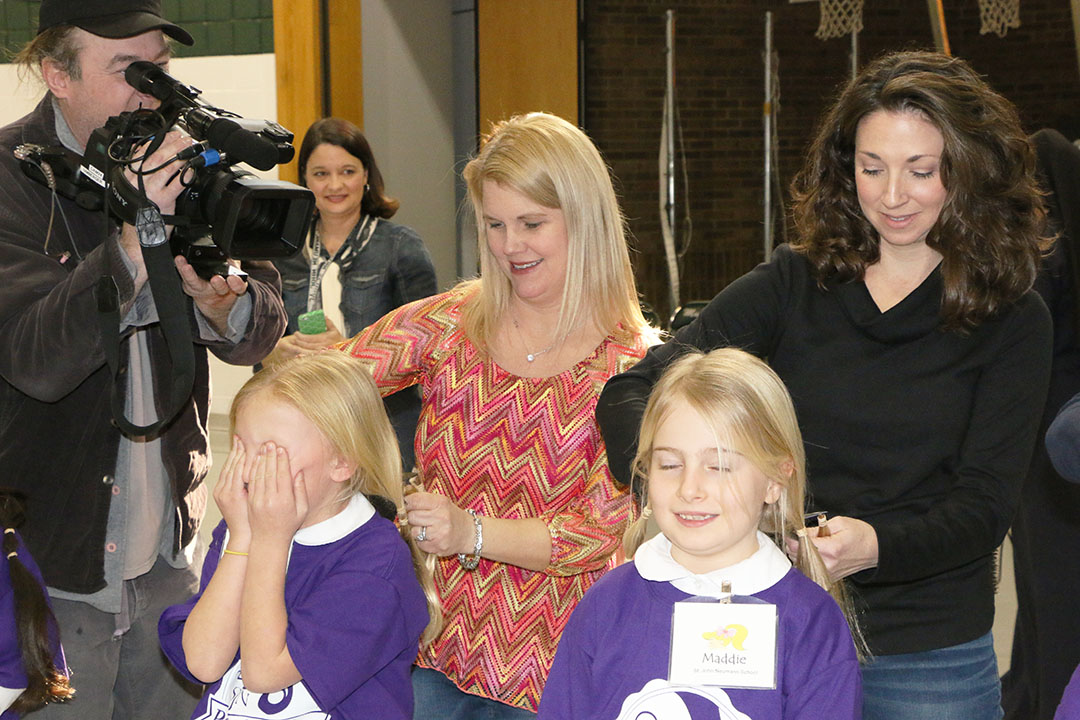 St John Neumann School Students Show Love By Lopping Off Locks East 