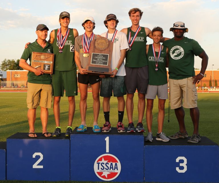 KCHS boys track team captures state title — again East Tennessee Catholic