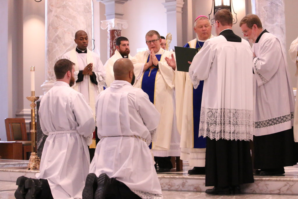 Bishop Stika Ordains Two Seminarians To Transitional Diaconate 