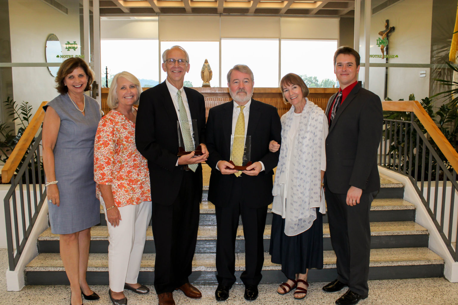 Notre Dame Presents Alumni Awards To Paul Lombardo And George Valadie ...