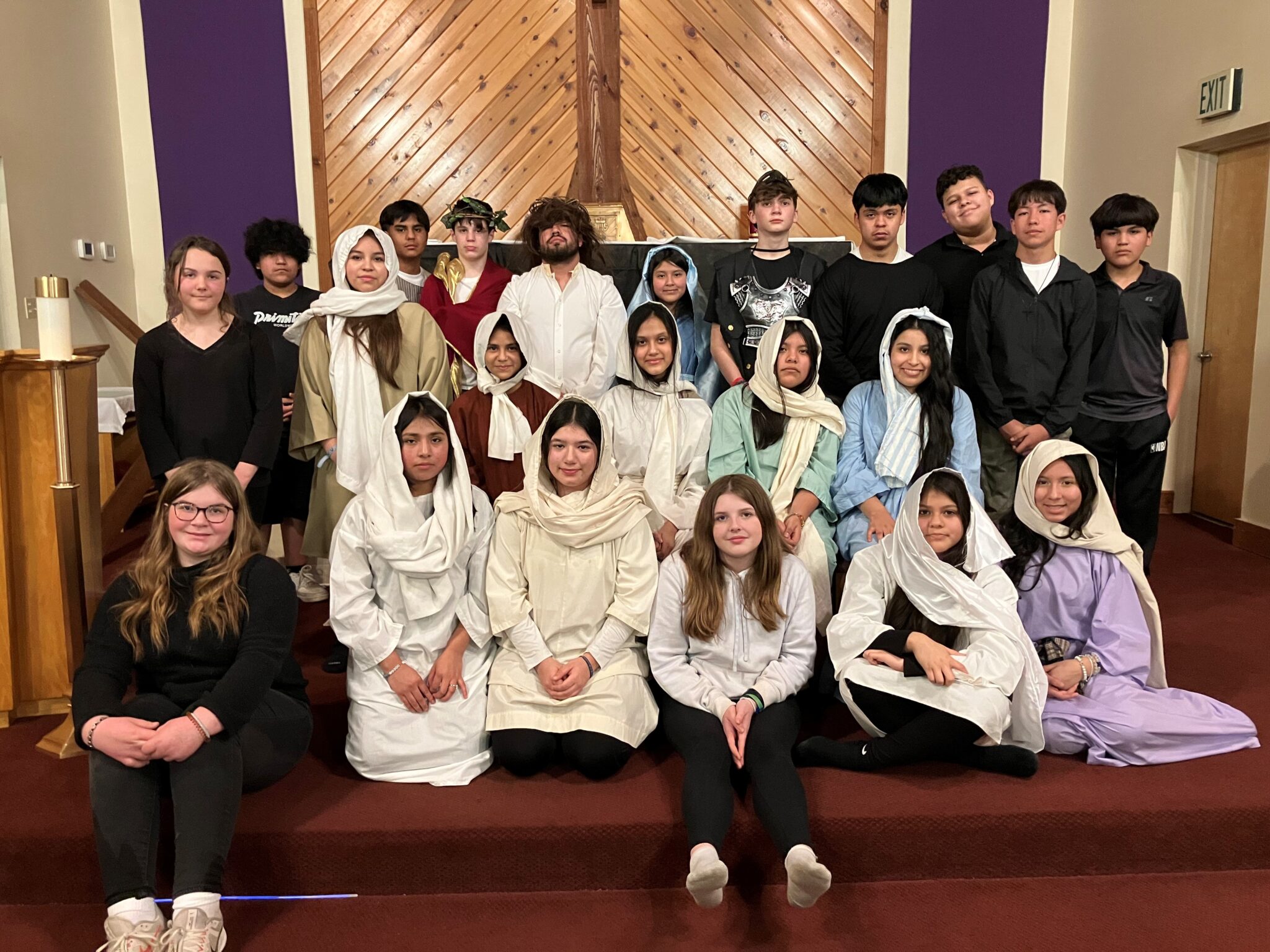 Confirmation class at Notre Dame in Greeneville hosts Living Stations ...